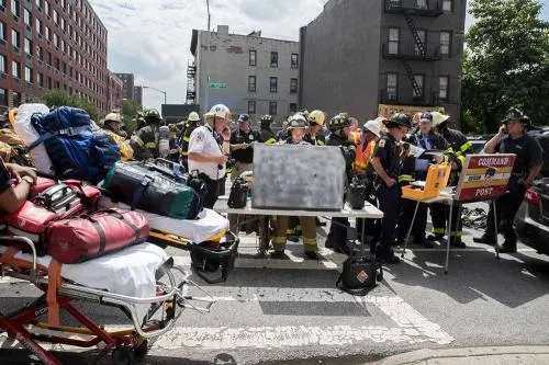 Descarrilamiento de metro en NY deja al menos 34 heridos