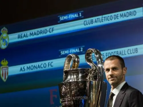 Realizan sorteo de juegos de semifinal de la Champions