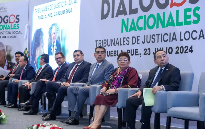 Preside Sergio Salomón inauguración de los "Diálogos Nacionales sobre la Reforma Constitucional al Poder Judicial"