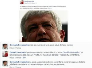 Líder del PRI en Michoacán desea muerte de AMLO
