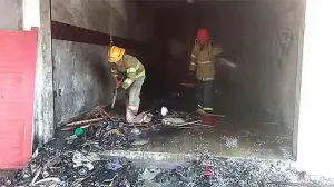Se incendia local de pirotecnia en Parácuaro; lo atendían 2 menores
