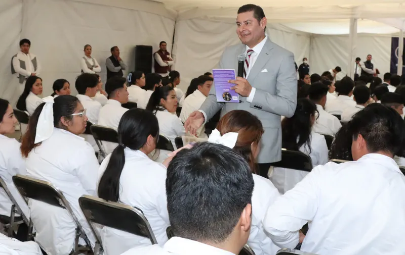Sheinbaum y Armenta: juntos por una Puebla saludable, en contra de los edulcorantes