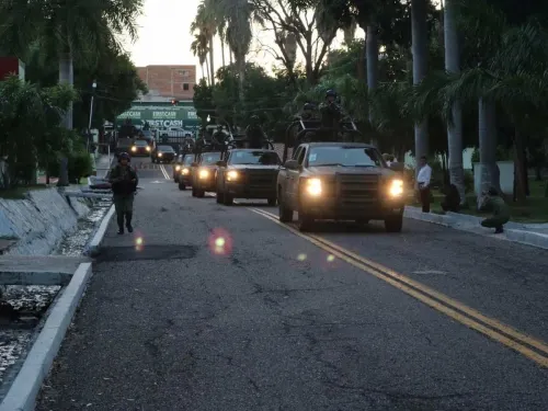Llegan 197 militares más a Culiacán