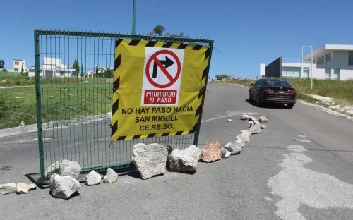 Habitantes Jardines de la Montaña exigen intervención el ayuntamiento