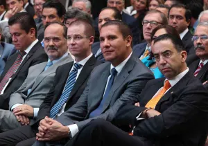 RMV asiste a informe del coordinador del PAN en el Senado