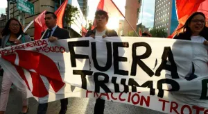 Marchas unen a mexicanos contra Trump