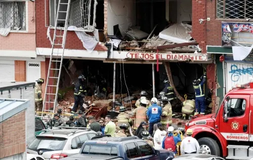 Explosión de polvorín en Bogotá deja cuatro muertos