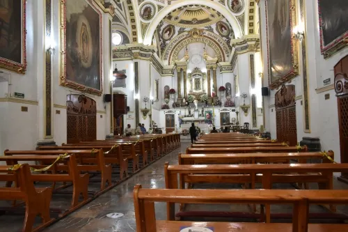 Inédita celebración a la Virgen de Guadalupe en Puebla, en tiempos de coronavirus