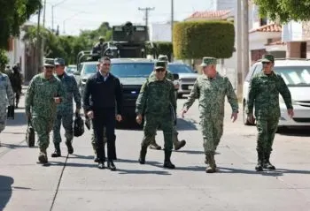 Gabinete de seguridad del Gobierno de México realiza mesa de trabajo en Culiacán, Sinaloa