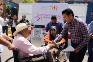 Recibe Quecholac unidad móvil adaptada para discapacitados