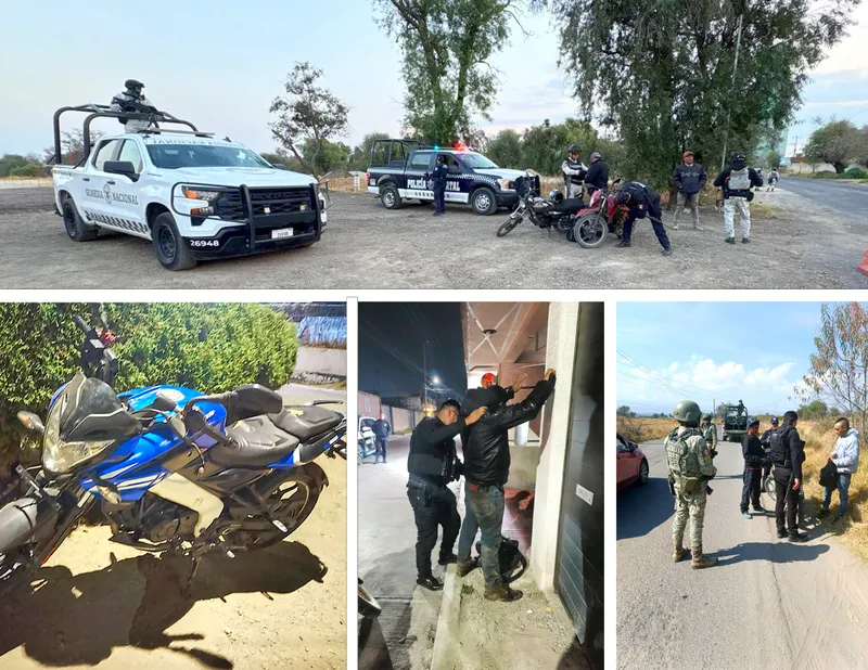 Tres detenidos y unidades aseguradas: primeros resultados del Operativo Interestatal en Texmelucan