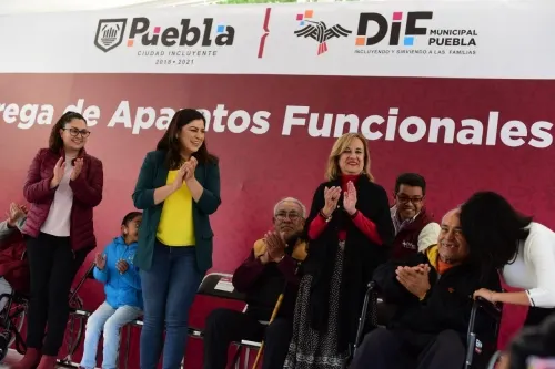 Entregan aparatos funcionales a 202 personas en situación de discapacidad