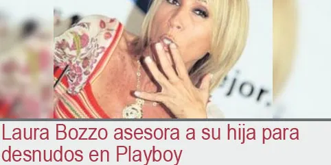 Laura Bozzo asesora a su hija para desnudos en Playboy