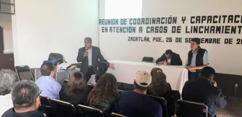 Capacitan a servidores públicos en protocolo de actuación para casos de intentos de linchamientos