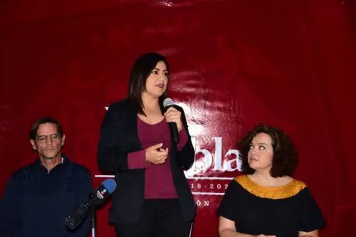 Reniega Claudia Rivera resultado de convocatoria y ella decidirá nuevo logo