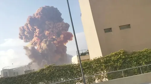 Líbano: Se registran potentes explosiones en Beirut