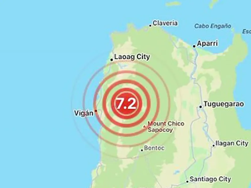 Terremoto de 7.1 grados de magnitud sacude el norte de Filipinas