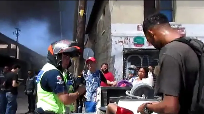 Pleito entre migrantes y personas en situación de calle