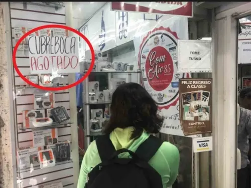 Se dispara precio de los cubrebocas en la CDMX