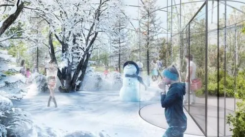 El jardín en el que se pueden experimentar las 4 estaciones del año a la vez