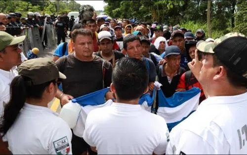 El INM detiene a 213 migrantes en Chiapas