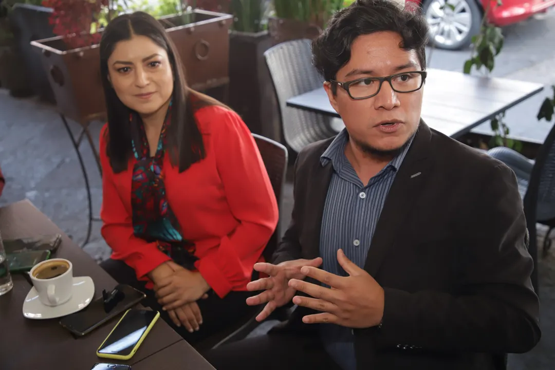Damián Romero Suárez y Claudia Rivera Vivanco