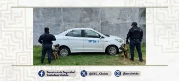Recuperan vehículo robado en San Pedro Cholula; estaba abandonado