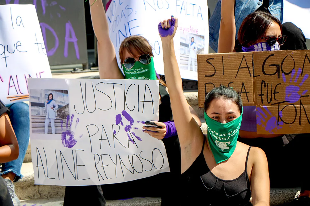 Manif Aline Reynoso Feminicidio