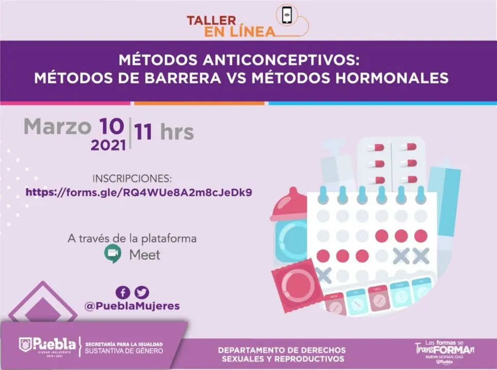 Inicia temporada de talleres de salud sexual por el Ayuntamiento de Puebla 