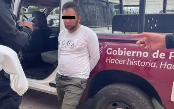 Detienen Policía Estatal y Municipal a presunto asaltante de cuentahabiente en Texmelucan