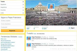 Papa Francisco se catapulta como el más seguido en Twitter