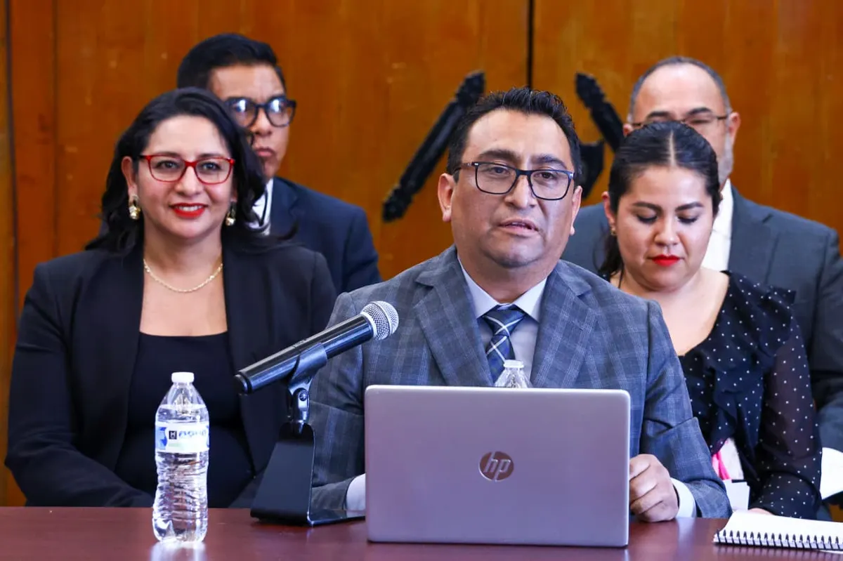 Pedro Neftalí Cuatetl Zamora, secretario de Finanzas del Ayuntamiento de San Pedro Cholula. Foto: Especial