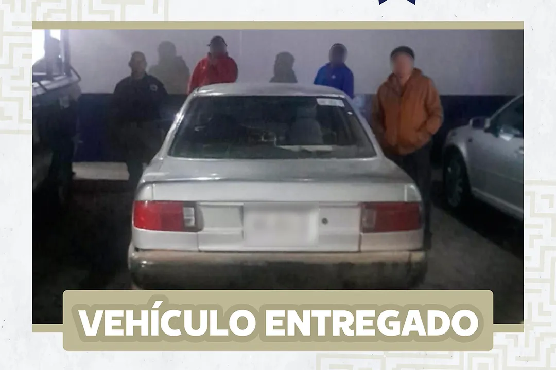 Sp Cholula Ssc Recuperacion Vehiculo Reporte Robo
