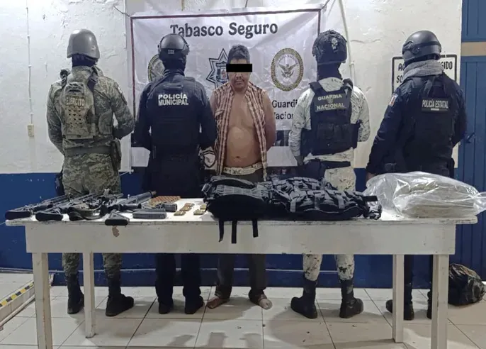 En distintos estados, Gabinete de Seguridad lleva a cabo detenciones y cateos
