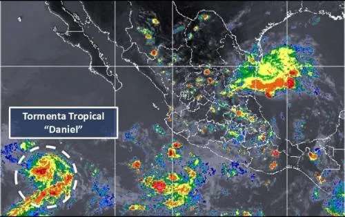 Se forma tormenta tropical “Daniel” en el Pacífico