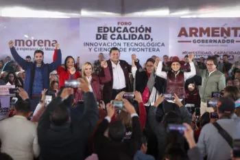 En San José Chiapa, Alejandro Armenta cierra precampaña y anuncia reactivación de Ciudad Modelo