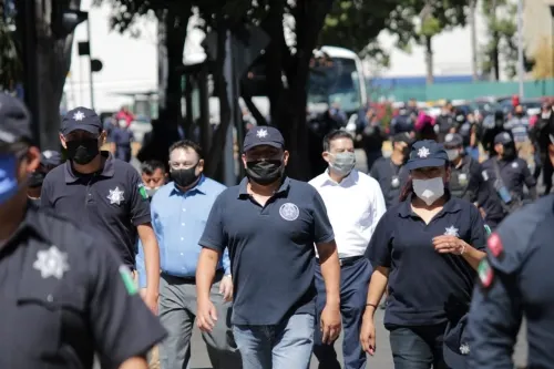 Policías Estatales reciben incremento salarial del 14%