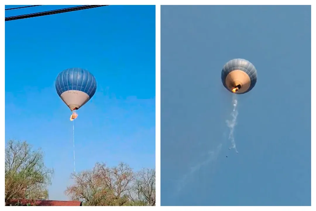 Desplome Globo Aerostatico Teotihuacan