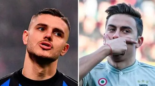 Juventus e Inter de Milán preparan intercambio Dybala-Icardi