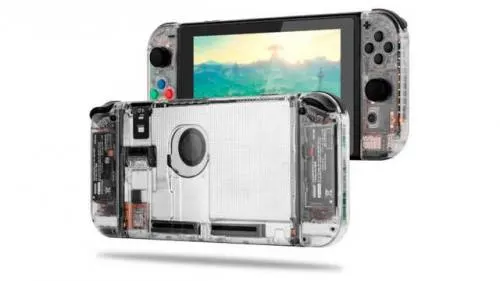 Llegan las primeras carcasas transparentes a Nintendo Switch