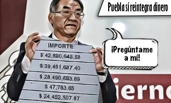 Puebla sí reintegra dinero no ejercido a la Federación
