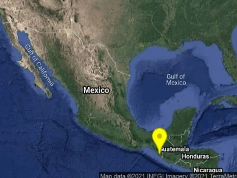 Se registra sismo de magnitud 5 en Chiapas