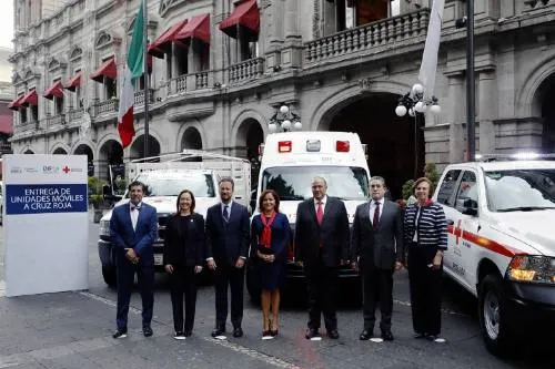El Ayuntamiento de Puebla dona tres unidades equipadas a la Cruz Roja