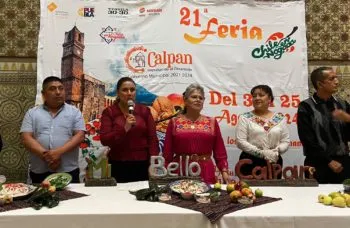 Promueve Congreso de Puebla la Feria del Chile en Nogada en Calpan