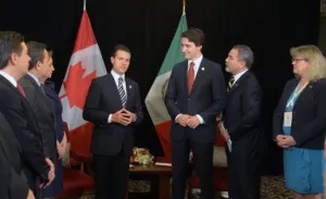 Peña Nieto se reúne con el nuevo Primer Ministro de Canadá