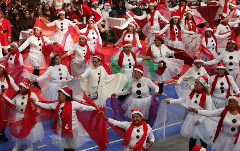 El Instituto Municipal del Deporte de Puebla realizó el Festival de Activación Física Navideño