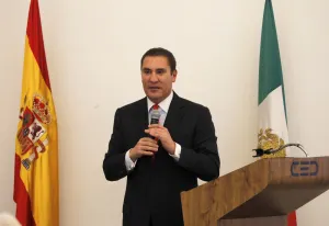 Expone RMV ante Cámara Española de Comercio ventajas de Puebla