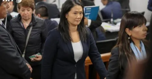 Juez ordena 36 meses de prisión preventiva contra Keiko Fujimori