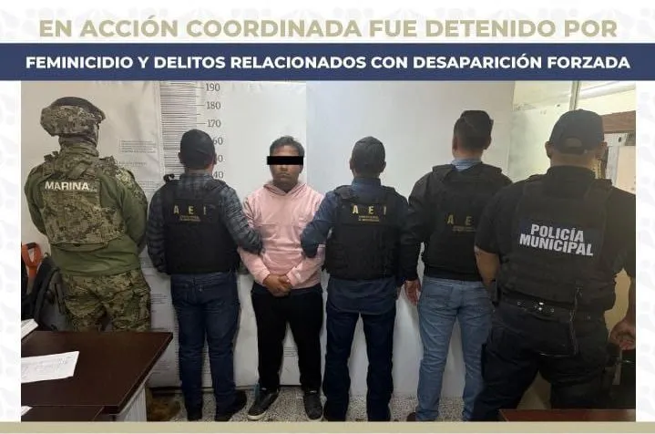 Luis Ángel N., presunto feminicida de la niña Génesis