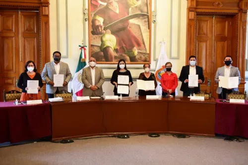 Toman protesta integrantes del Comité de Igualdad Laboral y No Discriminación del Ayuntamiento